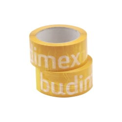 Taśma klejąca z logo Budimex