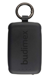 Power bank 4000 mAh, karabińczyk i lampka 1W - Power bank 4000 mAh, karabińczyk i lampka 1W