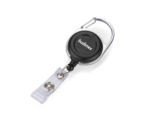 Skipass (17595-02) - Kolor - czarny. Materiał - metal, tworzywo. Wymiar -     ⌀ 35 x 52 x 12 mm; ⌀ kółka 32 mm