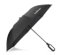 Folding umbrella (37059-02) - Colour - black. Material - 190T pongee polyester, metal, plastic. Dimensions - ⌀ 1050 mm, length 750 mm; 540 x 60 x 45 mm (folded).